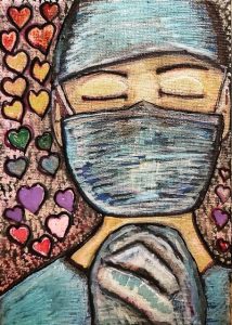 Healthcare Worker In A Mask Jon Green